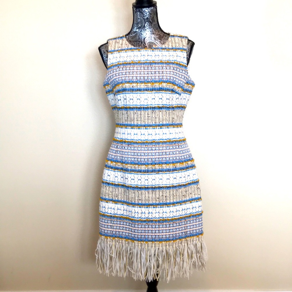 Karen Millen Multicolor Fringe Dress